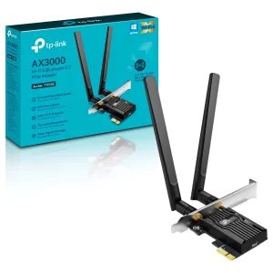 tarjeta de red inalámbrica tp‑link archer tx55e pcie — wi‑fi 6 + bluetooth 5.2