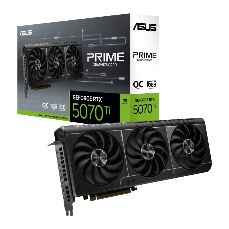 tarjeta de video rtx 5070 ti asus prime oc 16gb tarjeta de video rtx 5070 ti asus prime oc 16gb