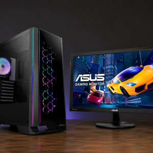 COMPUTADOR GAMER AMD RYZEN 3 3200G ANTEC MONITOR ASUS 22"" VP228HE PLANO 1MS (1920X1080) disco 500gb