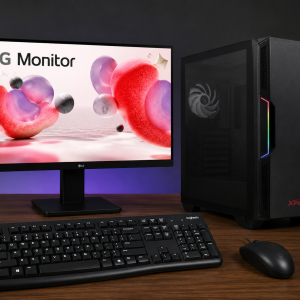 COMPUTADOR GAMER AMD RYZEN 5 4600G: XPG NVIDIA‎Geforce‎MSI‎RTX5050‎8GB‎DDR6‎SHADOW‎2X‎OC  •24"‎LG‎24MR400‎/‎IPS‎FHD‎1920x1080‎/‎5MS‎100HZ‎/‎SRGB‎99%‎/‎AMD‎FreeSync