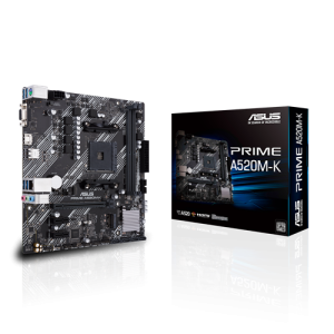 BOARD ASUS A520M-K / A.V.R / DDR4 64GB / 90MB1500-M0EAY0