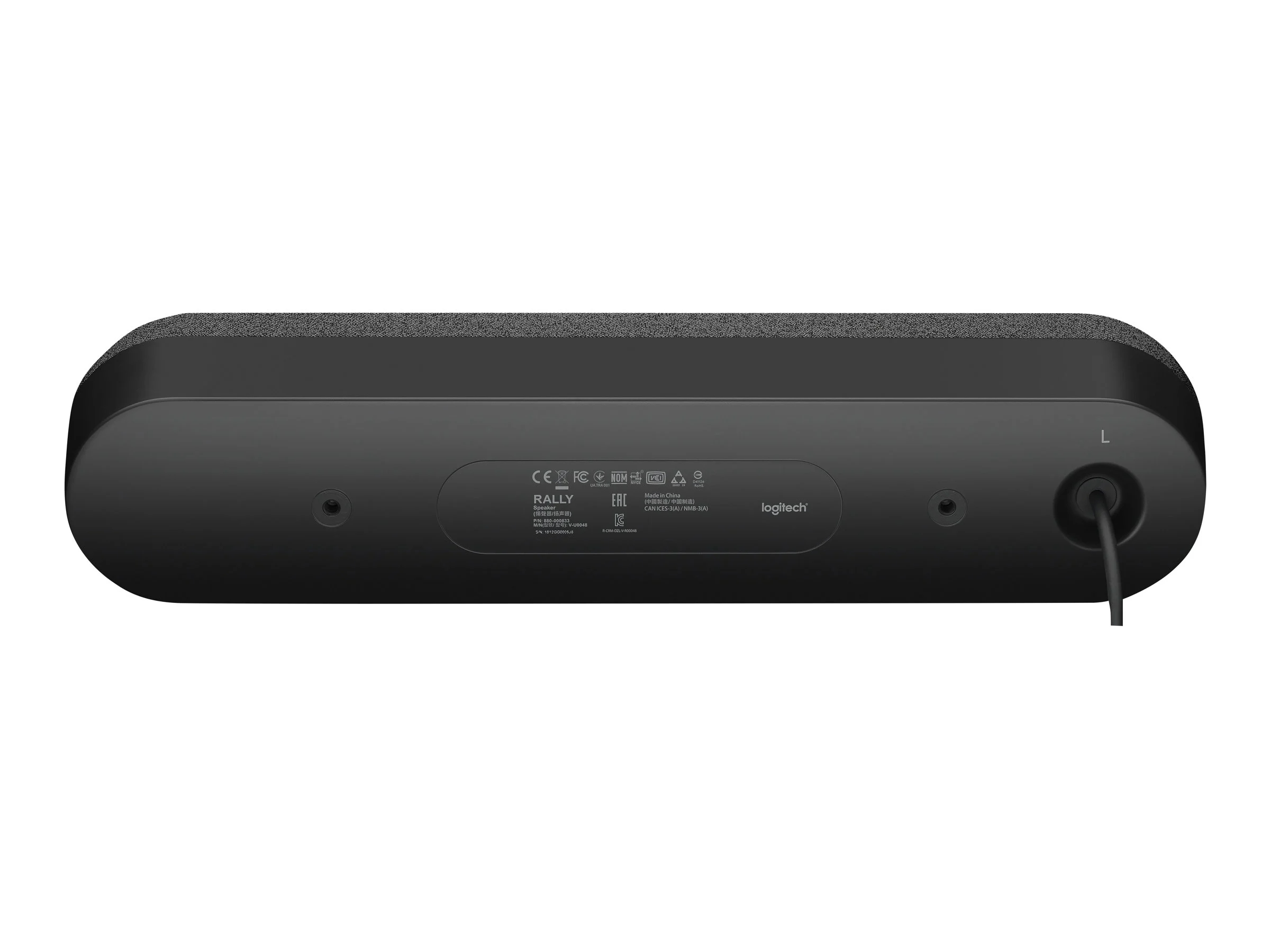 Parlante LOGITECH para cámara rally X1 color negro - Imagen 3