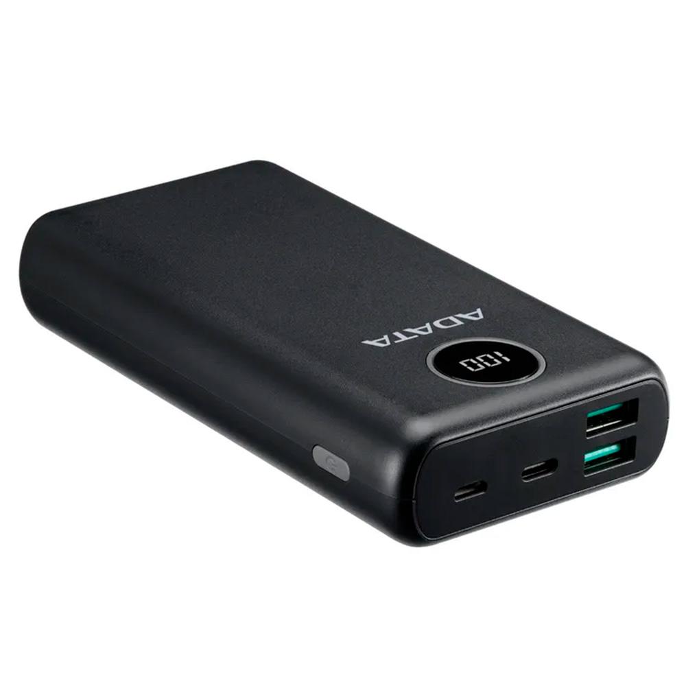 Power Bank 20000mAh Negra digital /2 puertos usb quick charge + 1 Puerto Tipo C Salida + 1 Puerto Tipo C Entrada - Imagen 3