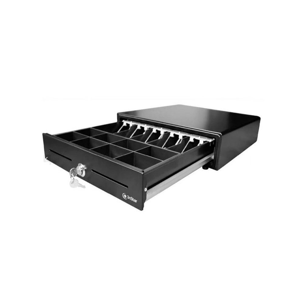 Producto CD350 - Imagen 1 Gaveta De Dinero 3NSTAR Metálica Con Microswitch 410x420mm COLOR Negro