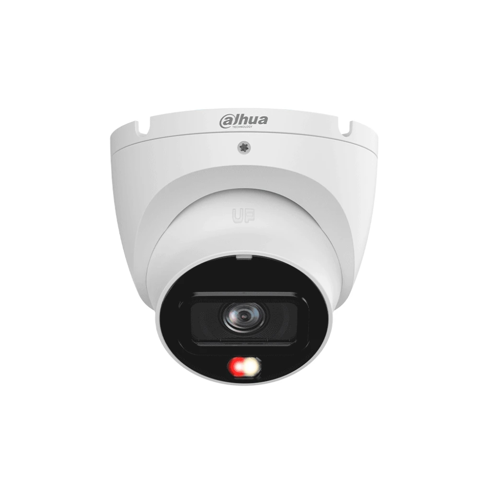 Cámaras IP Tipo Domo de 8 MP/Lente fijo de 2.8 mm/Sensor 1/2.7? CMOS/Iluminación IR y luz blanca hasta 30 m (Smart Dual)/Micrófono integrado/Carcasa metálica con Proteccion IP67/Analítica Detección humana, ROI, privacidad/Alimentación: 12 V-DC o PoE (802.3af) - Imagen 2
