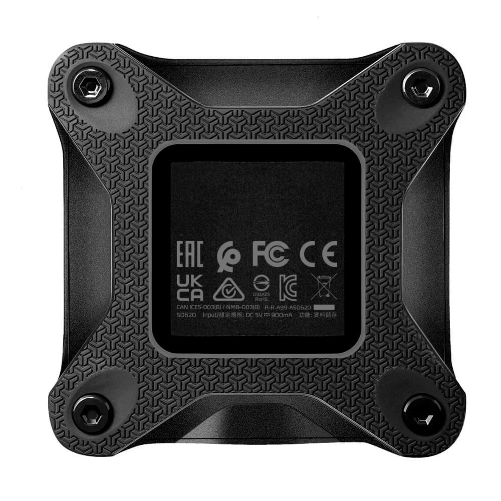 Unidad Estado Solido Externo ADATA Antigolpes SD620 512GB Negro - Imagen 4